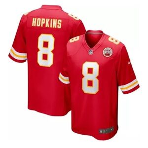 🆕 Nike Adult Kansas City Chiefs Deandre Hopkins #8 Game Jersey Men’s siz…